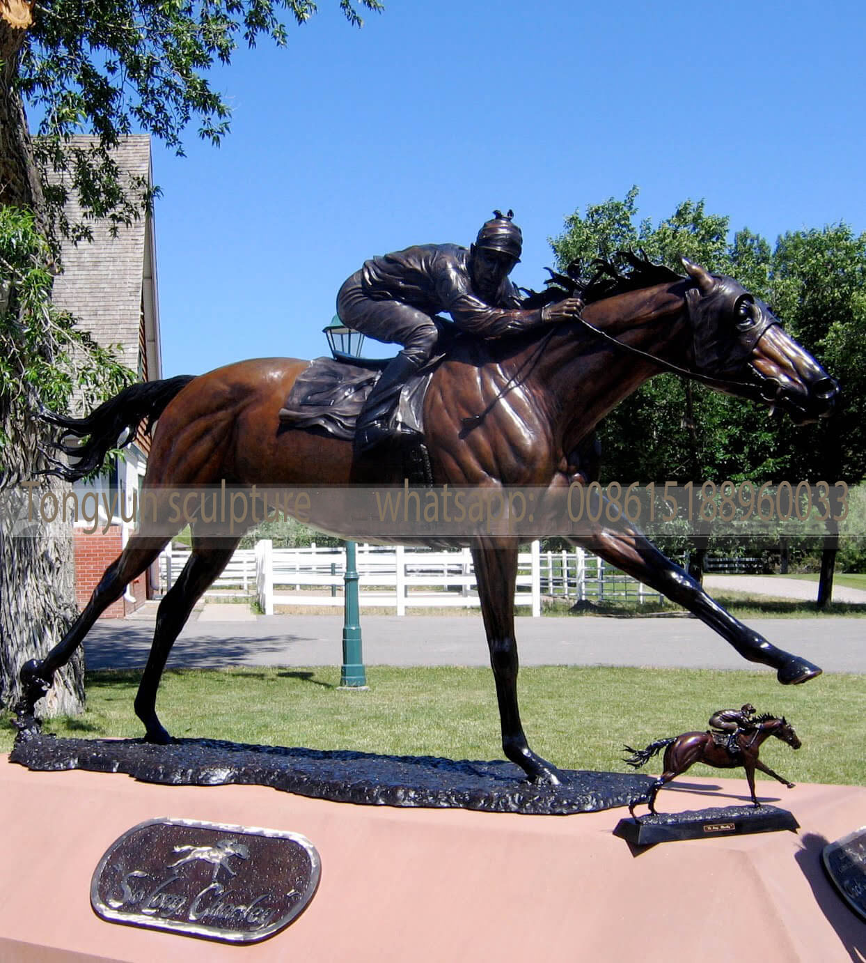  customized Horse Racing Statue