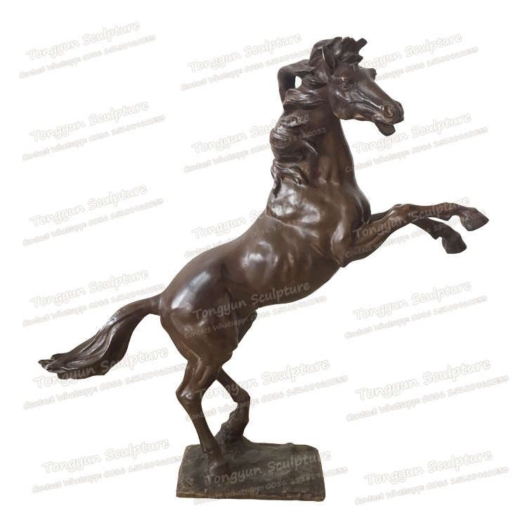 铸铜雕塑厂现货直销批发零售铜马雕塑客厅办公摆件