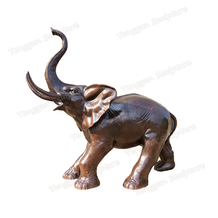 Outdoor Bronze Animal Sculptures Bronze Elephant Sculptures