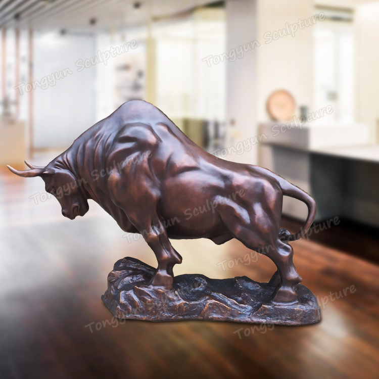 bronze bull statue bronze fighting bull sculpture animal statues