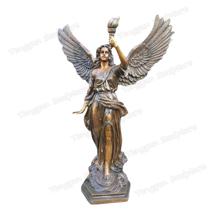 Garden Sculpture Bronze Statue Angel Bronze Statue Bronze Angel Sculpture 