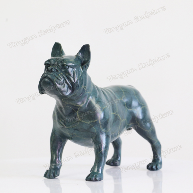 factory wholesale bronze animal decoration sculpture bronze dog statue bronze bulldog statue