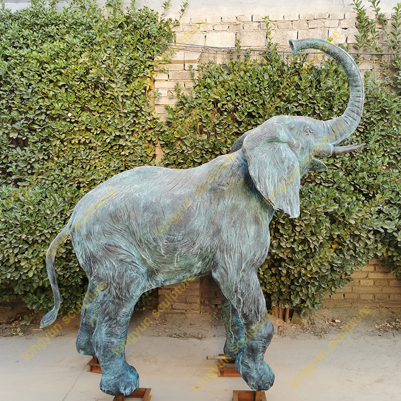 定制大型喷泉大象雕塑  景观园林户外象喷泉雕像