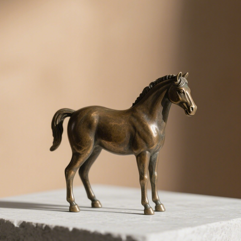 Bronze Steed: An Exquisite Artistic Ornament