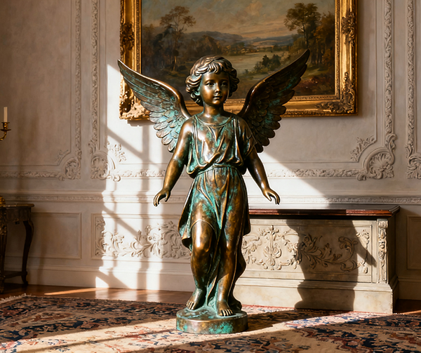 The Art of the Bronze Cherub in Indoor Spaces