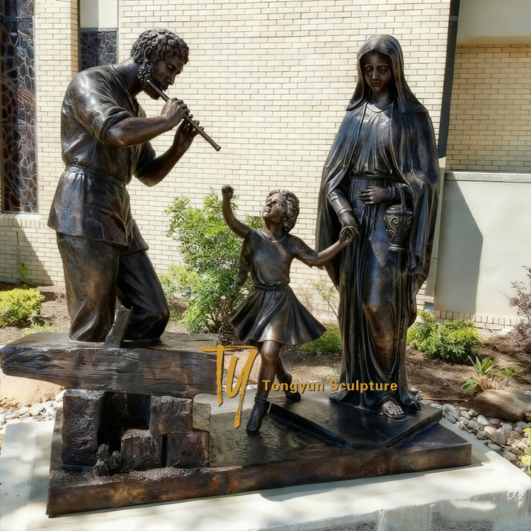 Affordable Bronze Casting Holy Family Statue.jpg