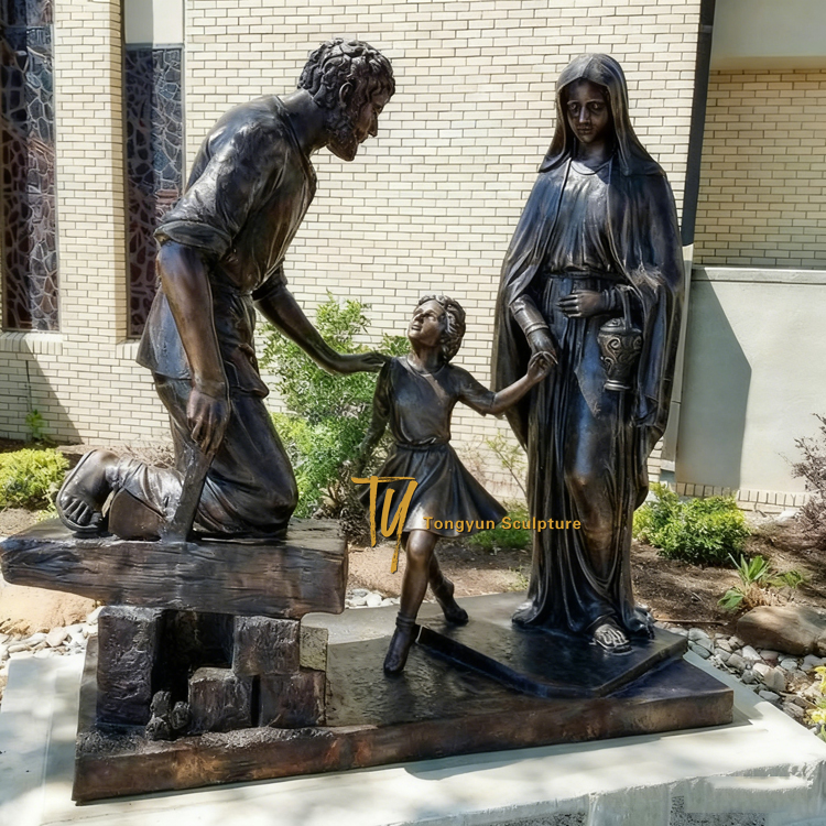 Affordable Bronze Casting Holy Family Statue.jpg