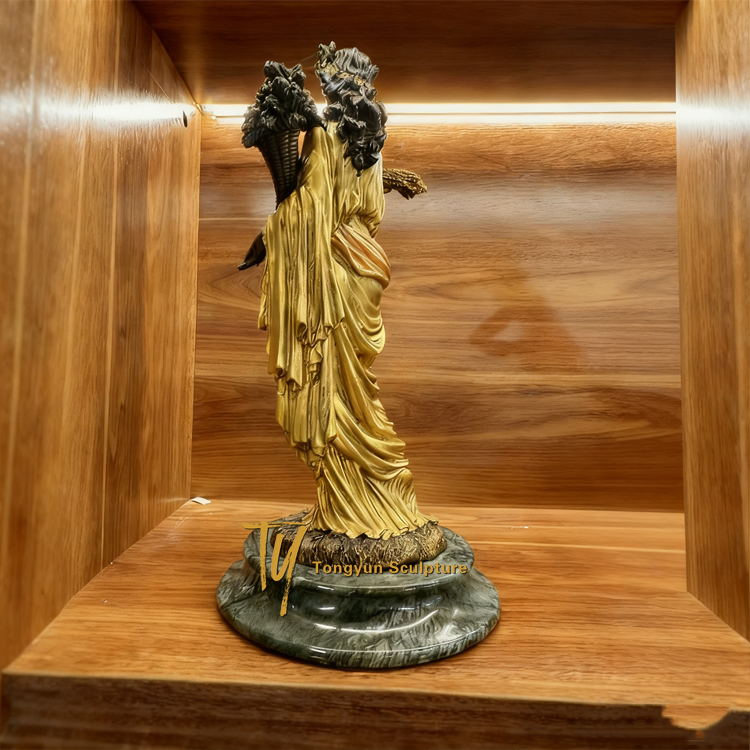 Greek Goddess Of Harvest Demeter Bronzed Statue Factory.jpg