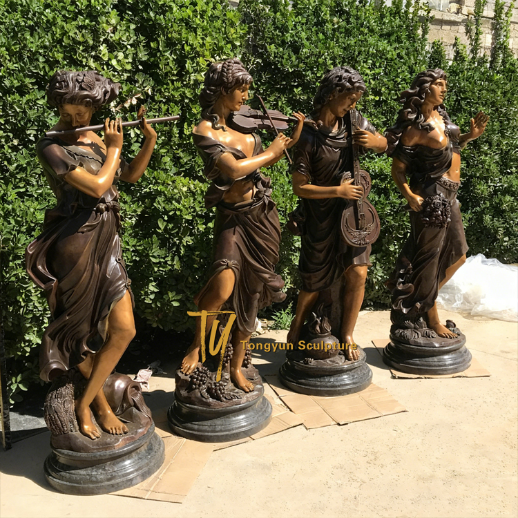 Home Decoration Life Size Bronze Greek Four Season Lady Statue.jpg