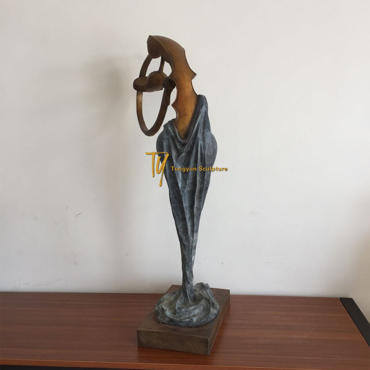 Famous Woman Bronze Abstract Figure Sculpture Metal Casting Technique Featuring Melancholy Statue.jpg