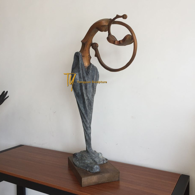 Famous Woman Bronze Abstract Figure Sculpture Metal Casting Technique Featuring Melancholy Statue.jpg