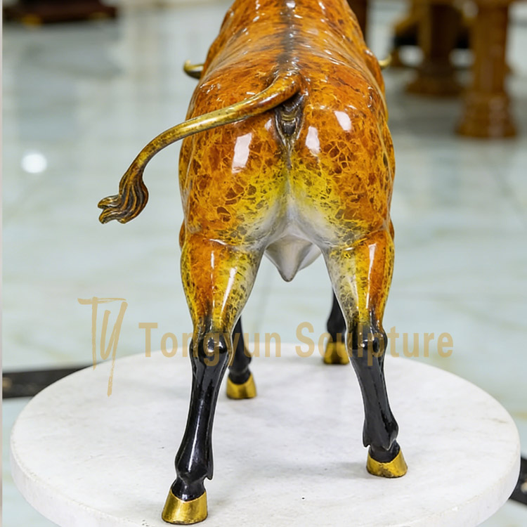Brilliant Bronze Bull Statue Home Decor.jpg